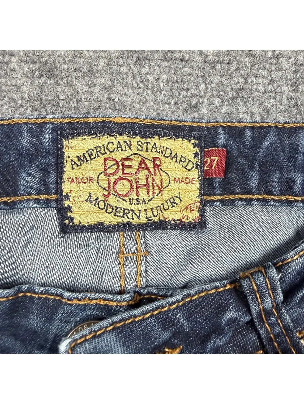 Dear John Denim Jeans Size 27 Blue Straight Leg